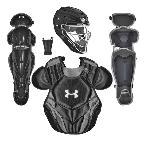 Equipo Catcher Beisbol Under Armour Victory 4 Negro 7-9 Años