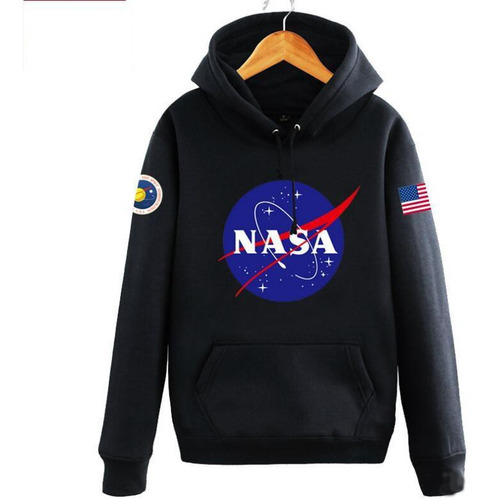 Envio Gratis Sudadera Hoodie Nasa Logo Espacio Universo Unsx