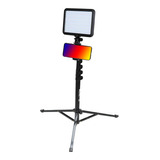 Led Triopo 204 + Tripode Phottix+ Soporte Celular +fuente