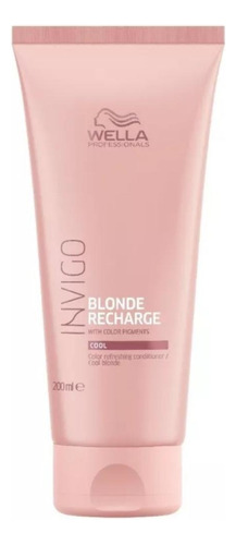 Acondicionador Matizador Wella Invigo Blonde Recharge 200ml