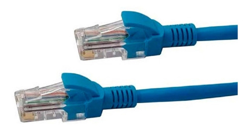 Cable De Red / Patch Cord Certificado Cat6 2 Mts Azul