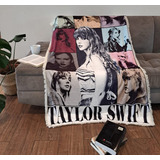 Taylor Swift - Manta Polar Soft Con Flecos 1.50 X 1mts