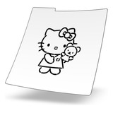 Stencil Reusable Galletas- Hello Kitty Osito