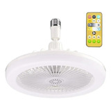 Lampara Ventilador Foco De Techo 30w Luz Led Control Remoto