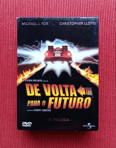 Box 3 Dvds - De Volta Para O Futuro - A Trilogia ( Seminovo)