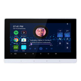 Amplificador De Parede Touch Screen Wifi Som 2 Ambientes 7''