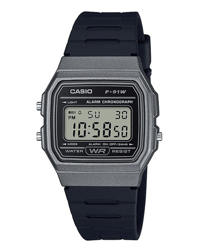 Reloj Casio F-91wm Retro Vintage Luz Alarma Cronometro Wr