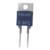 Termostato Sensor De Temp Ksd-01f 80°c  1.5a  Normal Cerrado