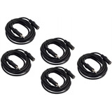 Pack 5 Cable Extension Plug A Jack Para 3.5 Mm De 3.6 Metros