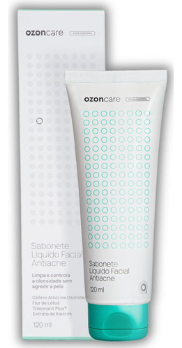 Sabonete Líquido Facial 120ml Ozoncare Antiacne Vegano