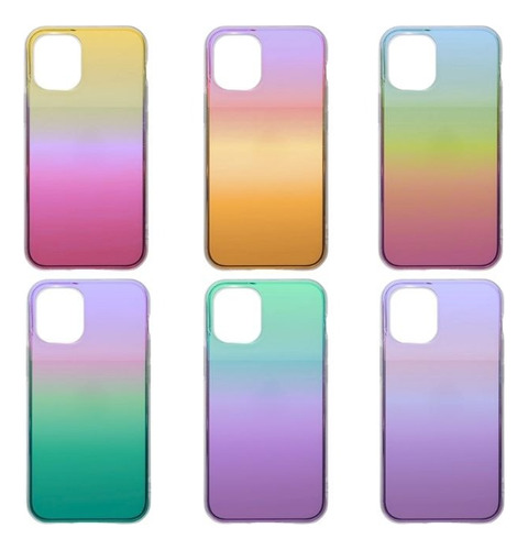 Funda Arcoiris Tornasolada Para Motorola G10 / G20 / G30