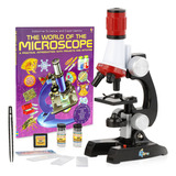 Iqcrew 1200x - Juego De Microscopio Para Ninos Con Kit De Pr