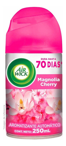 Air Wick Aromatizante Freshmatic Aroma Magnolia Y Cherry