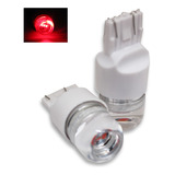 Foco Automotriz Luz Led Rojo 7443 Ds