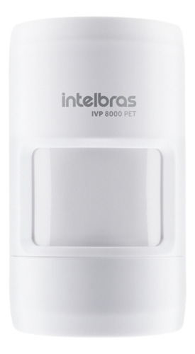 Sensor De Movimento Infraverm Passivo Ivp 8000 Pet Intelbras Cor Branco