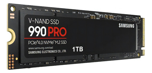 Unidad De Estado Sólido Samsung 990 Pro Pci-e 4.0 Nvme - 1tb Color Negro