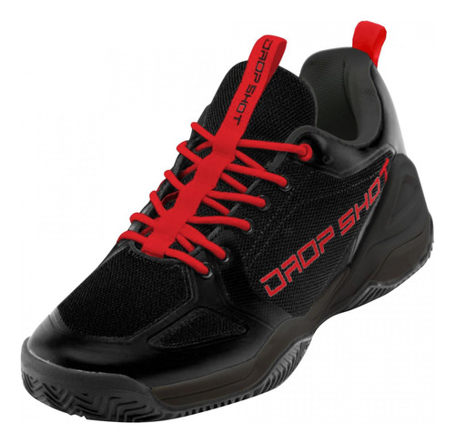 Zapatilla Padel Drop Shot Dorama Negro/rojo 2023