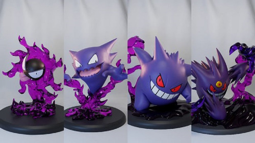 Archivo Stl Impresión 3d - Pokemon  - Gengar Pack - Pokecard