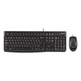 Kit Teclado Mouse Usb Logitech Mk120 Windows Linux