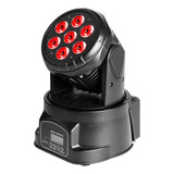 Efectos Luz 7 X 10w Led Rgbw Cabezal Movible Láser Dj Luces