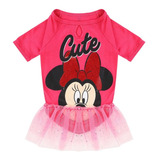 Camiseta Rosada Para Mascotas Disney, Minnie Mouse