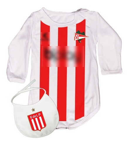 Body Bebe Camiseta Estudiantes Plata C/nombre Personalizada