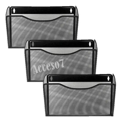 3 Organizador Revisteros Malla P\u002F Pared Clasificador Folders | Envío gratis