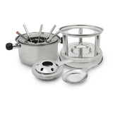 Set De Fondue Acero Inoxidable Para 6 Personas