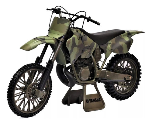 Yamaha Yz250 Militar Motocross Camouflada - Moto New Ray 1/6