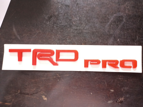 Emblema Insignia Trd Pro Toyota Runner Tundra Fortuner Hilux Foto 3
