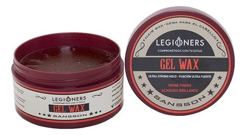 Gel Wax Sansson Legioners Con Brillo Ultra Fijación X 100 Ml