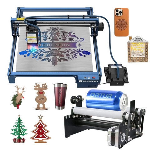 Gravadora Corte A Laser Sculpfun Cnc S30 Pro Max 20w 