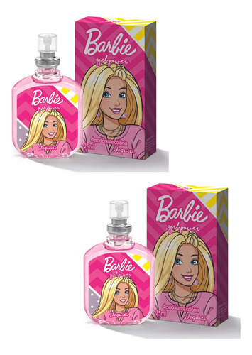 Colônia Barbie Girl Power Feminino 2x25ml Jequiti