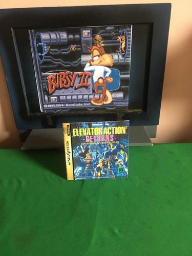 Sega Saturn Manual Elevator Action Returns