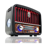 Caixa Som Antiga Retro Radio Am Fm Bluetooth