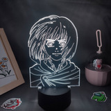 Ataque En Titan Anime Figura Armin Arlert 3d Led Rgb Neon