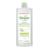 Simple Agua Micellar Limpiadora Rostro Piel Sensible 400 Ml