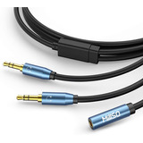 Cable Adaptador De Auriculares 3,5mm Hembra A 2 Macho | A...