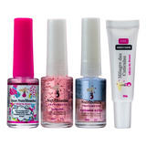 Kit De Unhas Nutribomba Ajudinha Extra +cera+ Sublime+ Base