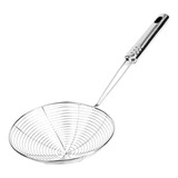 Escumadeira Fritura 38,5cm Aço Inox Batata Pastel Resistente