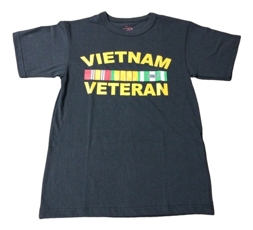 Polera Algodón Estampada Vietnam Rothco Ropa Hombre