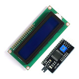 Display Lcd 1602 Fondo Azul 16x2 C/adaptador  I2c Coopertec