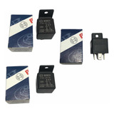 Set 3x Relé Eléctrico Automotriz Relay Bosch 5 Pin 12v 30a