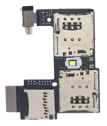 Conector Slot Chip Micro Sd Vibra E Flash Moto G2 Xt1069