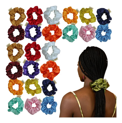 100 Scrunchies Ligas Para El Cabello. Donas Elásticas Picky® | Meses sin interés