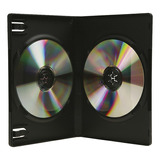 Caja De Dvd Doble 14 Mm(ancha)máxima Calidad Pack X 10 U