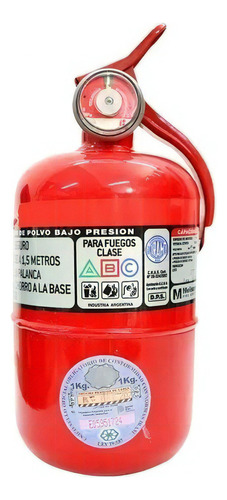 Matafuego 1kg Abc Reglamentario Auto Vtv Corto O Largo