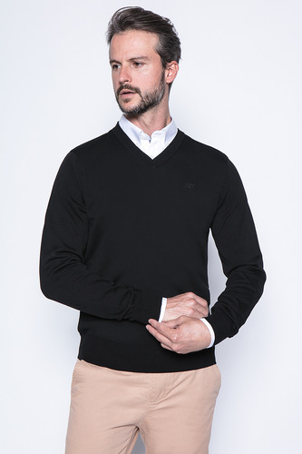 Sweater Toledo Negro Fw2024 New Man