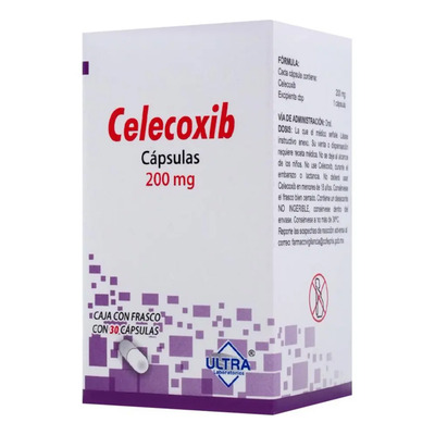 Celecoxib Cápsulas 200 Mg Ultra 30 cápsulas | MercadoLibre