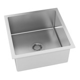 Cuba De Inox  Quadrada 35x35 Para Calha Pia Úmida Embutida